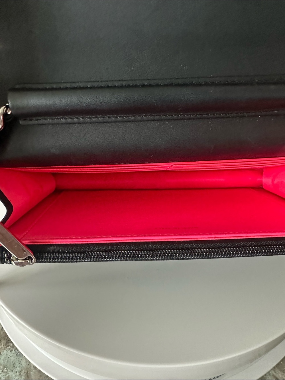Chanel Black Calfskin Cambon Ligne WOC – Pink Interior - Picture 6 of 12